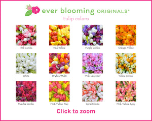 Burlap Tulip Door Hanger