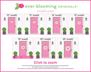 Orange Berry Wreath with Grapevine Pumpkin Bow